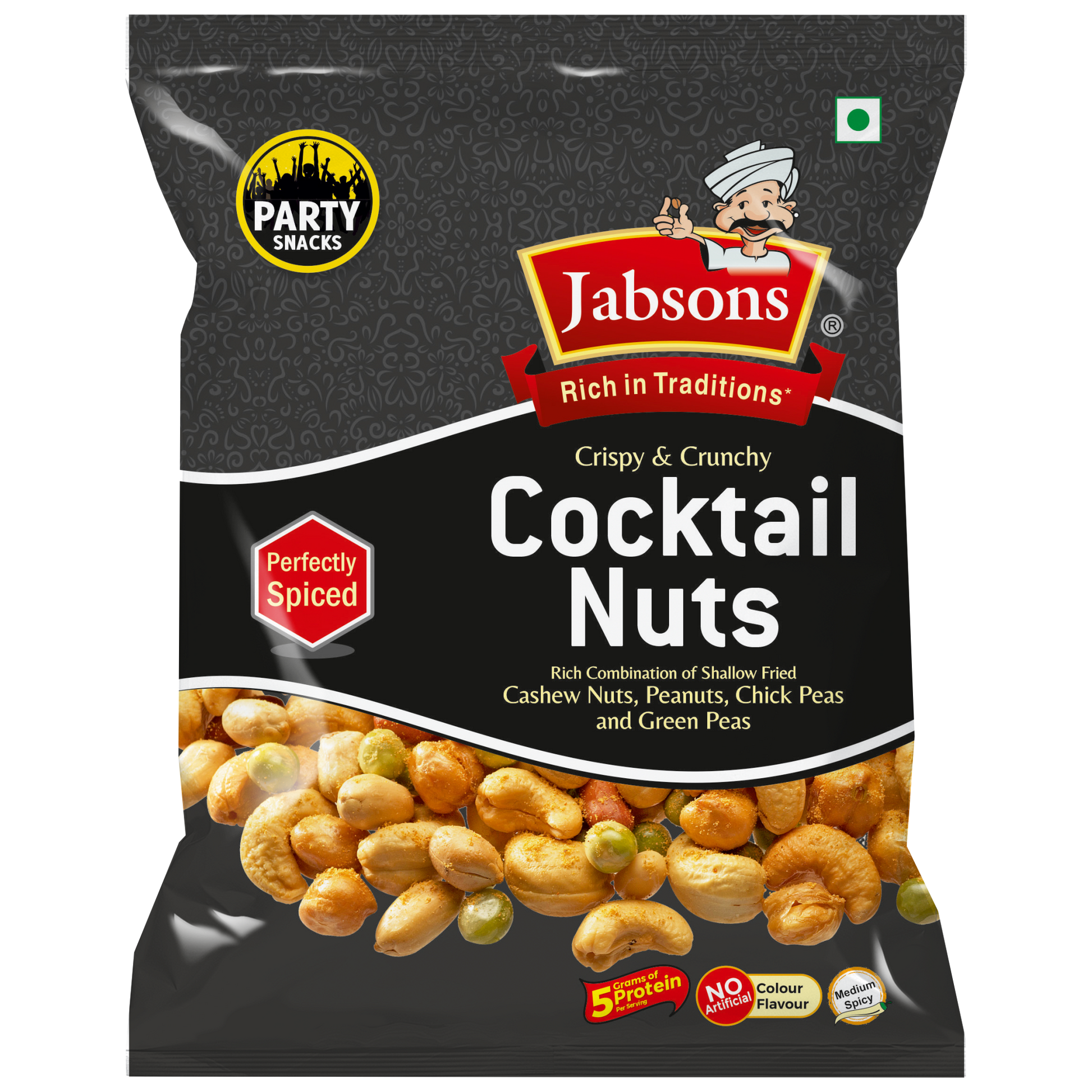 Jabsons Namkeen Cocktail Nuts 120g