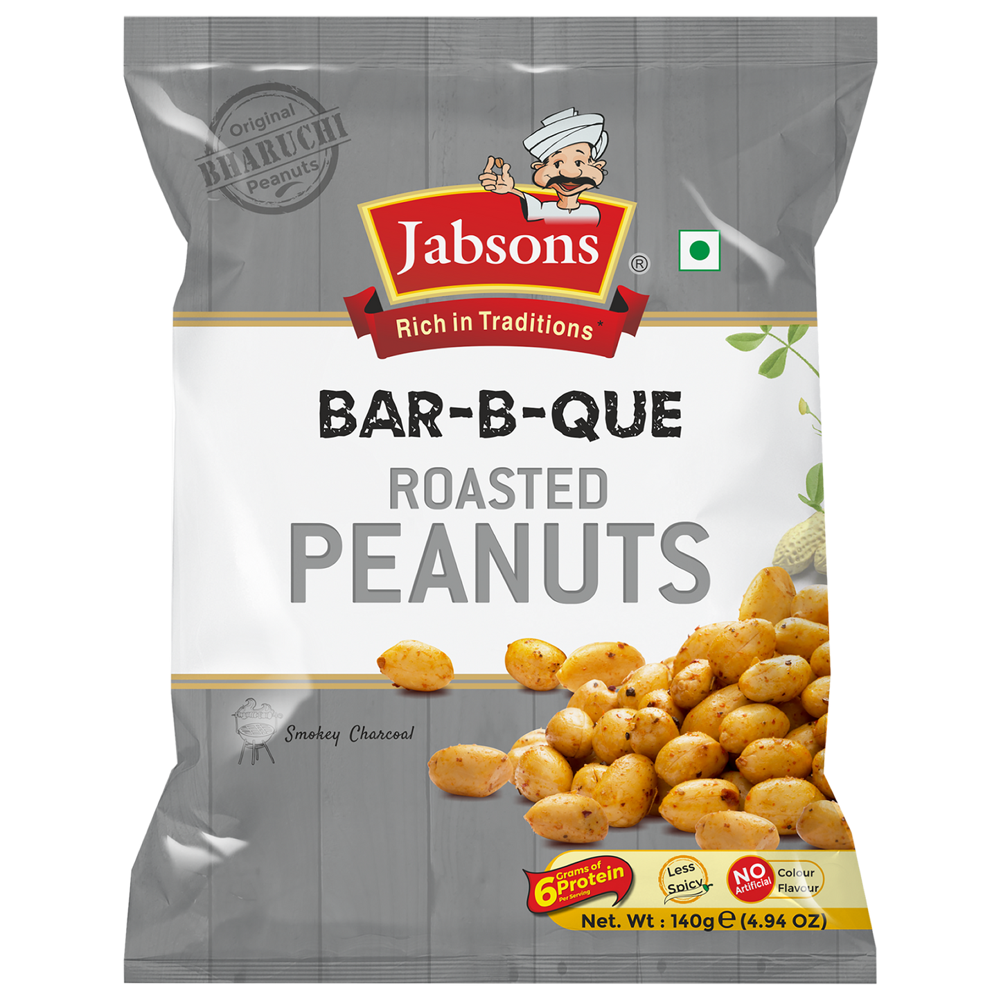 Jabsons Roasted Peanut Bar-B-Que 140g