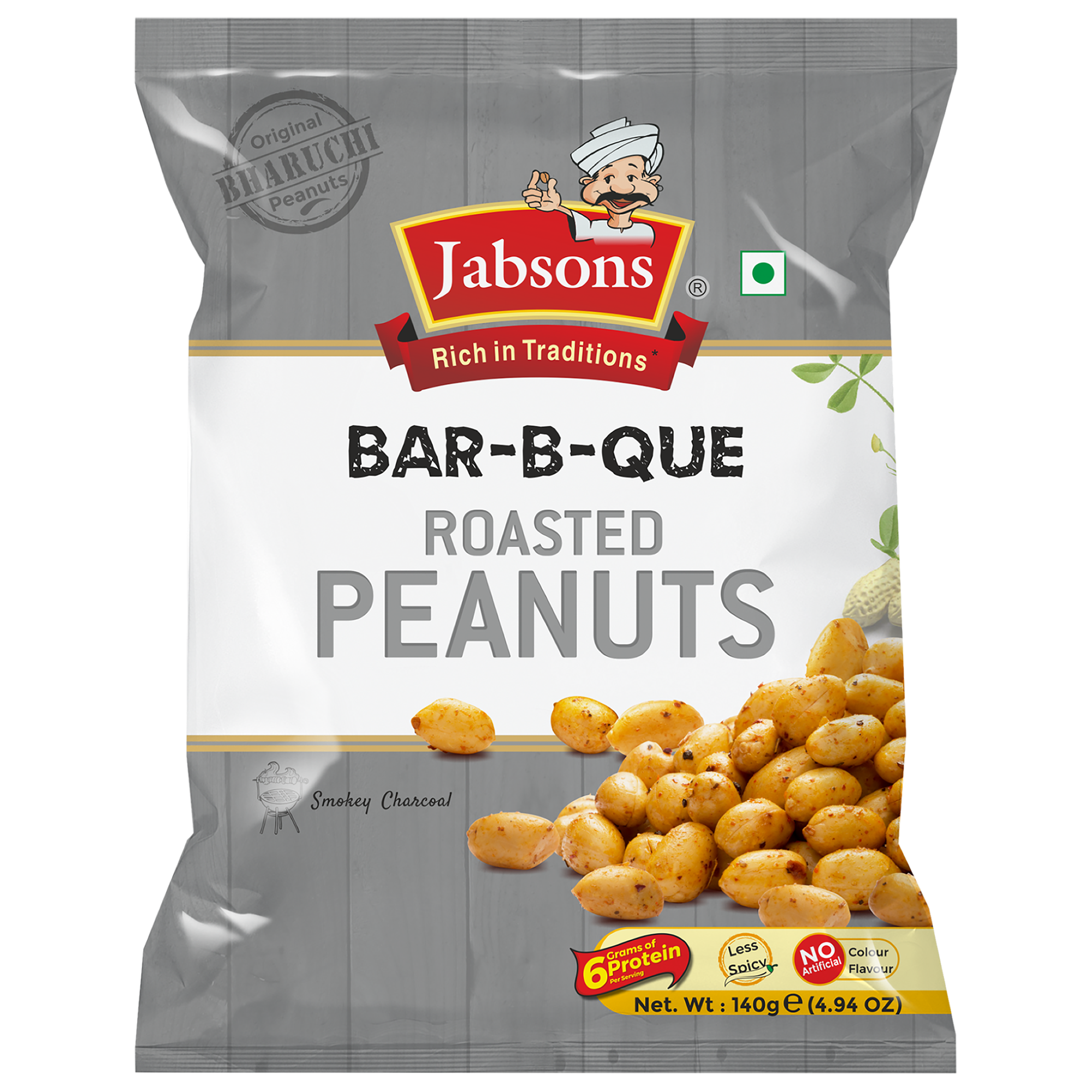 Jabsons Roasted Peanut Bar-B-Que 140g