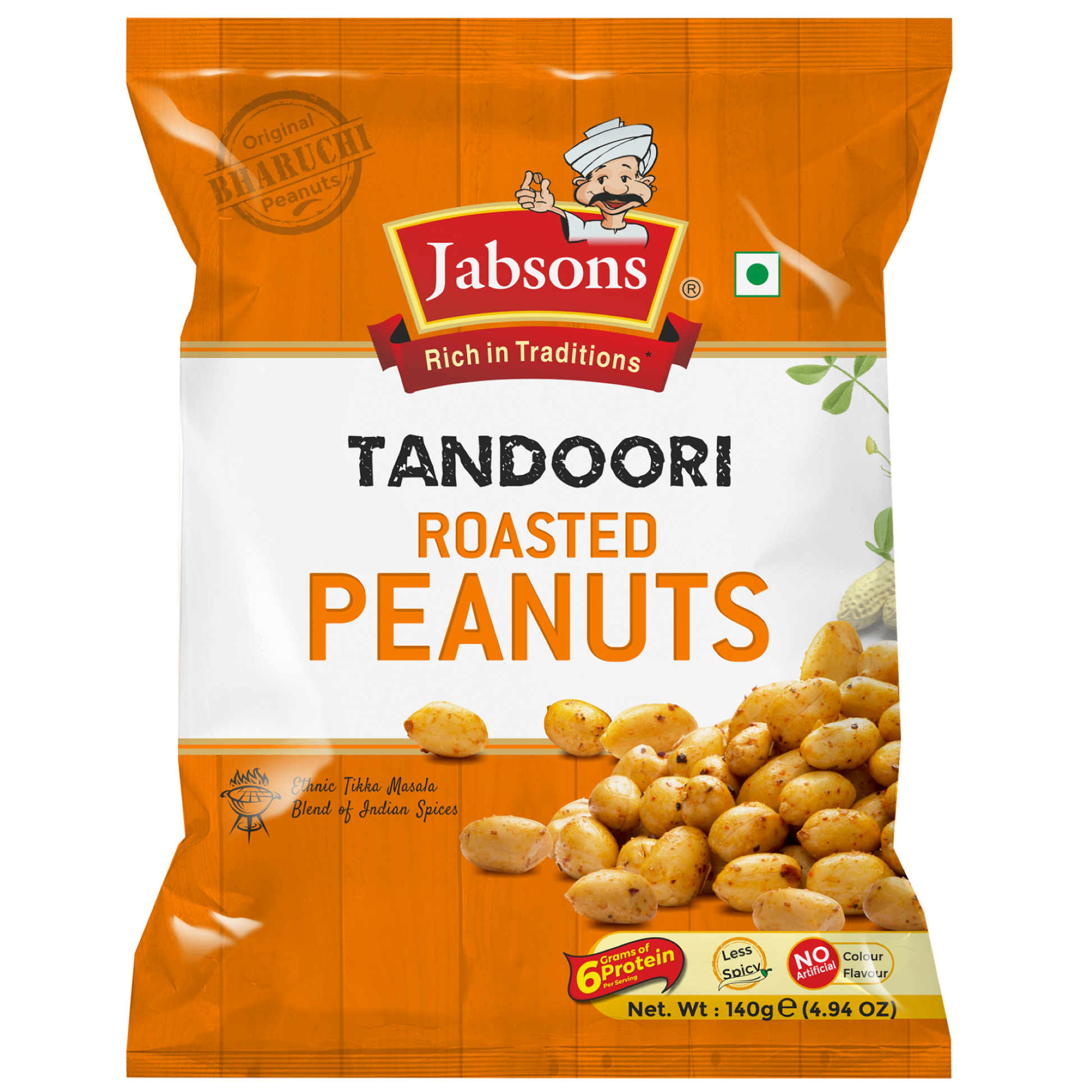 Jabsons Roasted Peanut Tandoori 140g