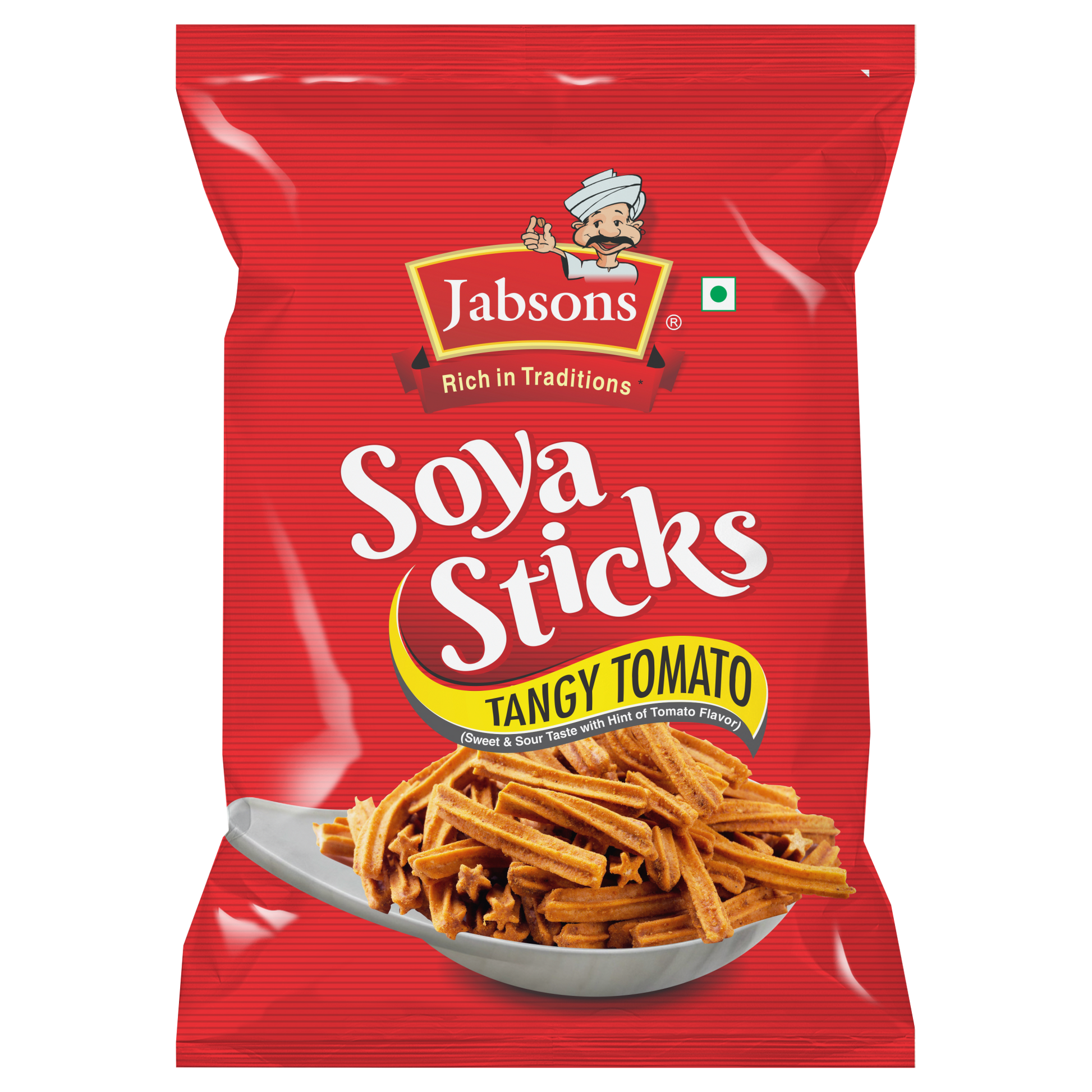 Jabsons Namkeen Soya Stick Tangy Tomato 180g