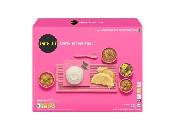 Goeld Frozen South Indian Thali 550g