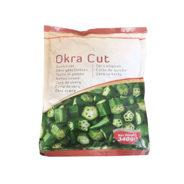 Ceylon Frozen Baby Okra Cut 340g