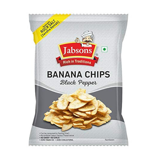 Jabsons Namkeen Banana Chips Black Pepper 150g
