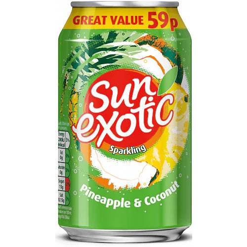 Sun Exotic Pineapple and Coconut 33cl