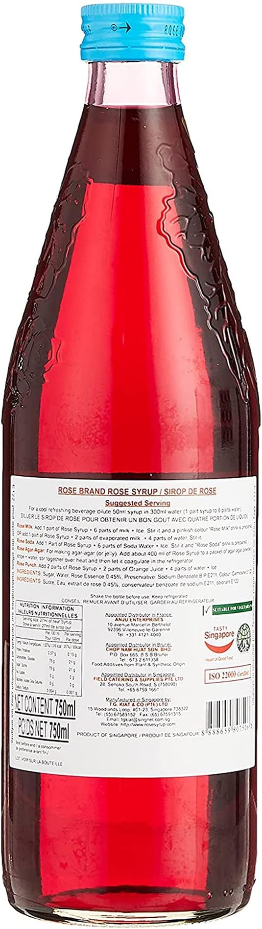 TGK Rose Syrup 750ml
