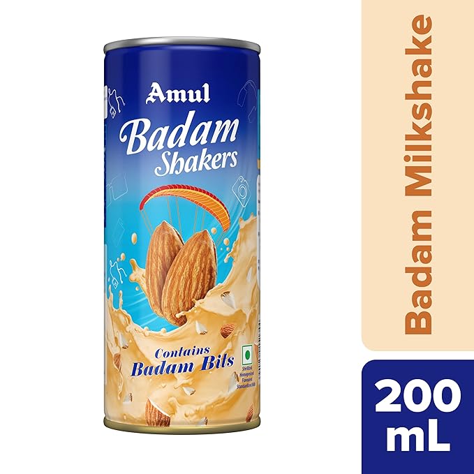 Amul Badam Shaker with Bits 200ml