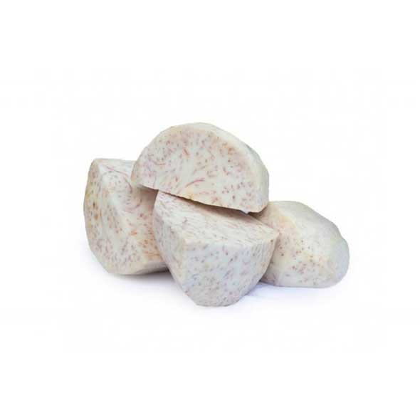 FJ Frozen Taro White Sliced 1kg