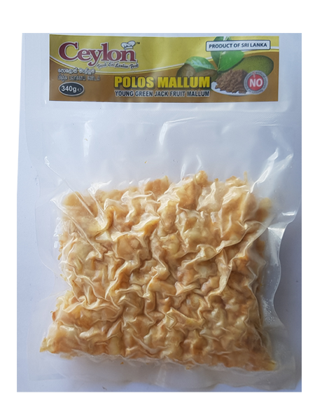 Ceylon Frozen Polos Mallum/Young Jackfruit small pieces 340g