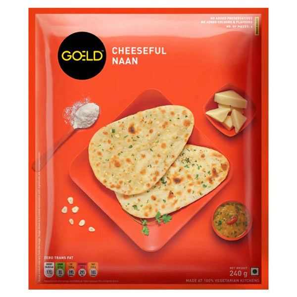 Goeld Frozen Cheeseful Naan 400g