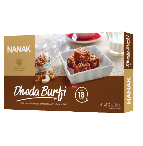 Nanak Frozen Dodha Burfi 340g