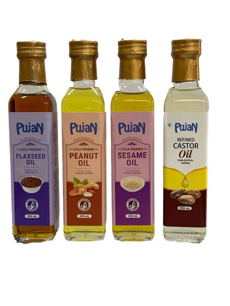 Pujan Cold Pressed Flaxseed Oil 250ml