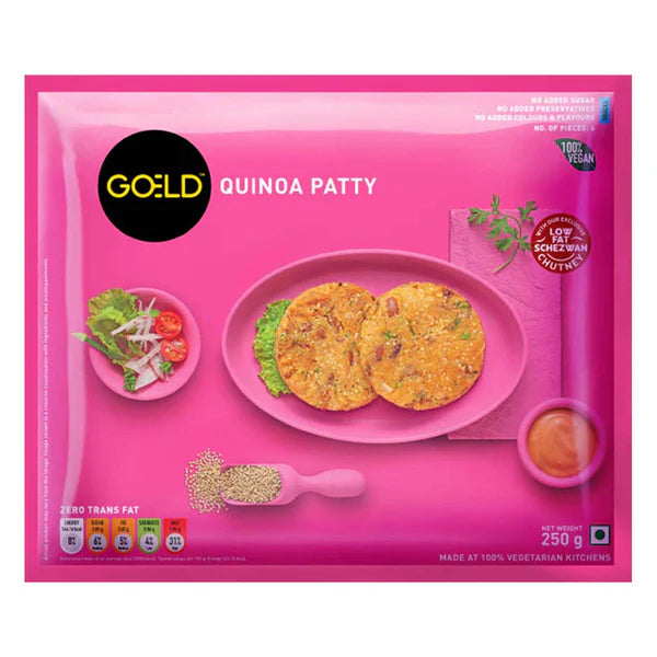 Goeld Frozen Quinoa Patty 400g