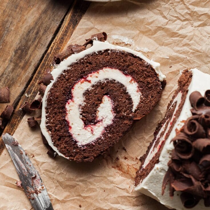 GC Frozen Chocolate Swiss Roll 250g