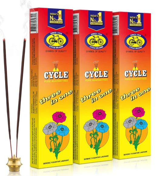 Cycle 3 in 1 Agarbatti/incense 100sticks