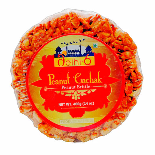 Delhi 6 Peanut Chikki/ Gackak/ Peanut Brittle Round 400g