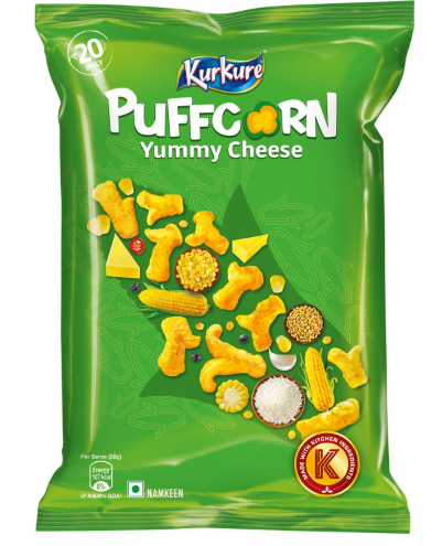 Kurkure Puff Corn (Yummy Cheese) 55g