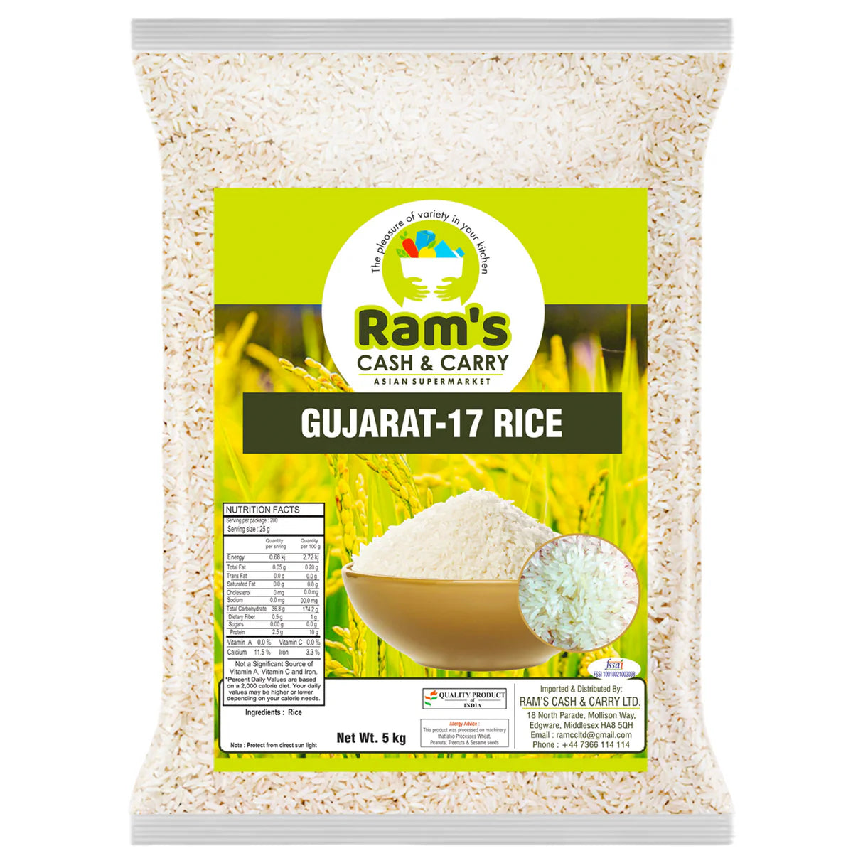 Vimal Gujarat 17 rice 5kg